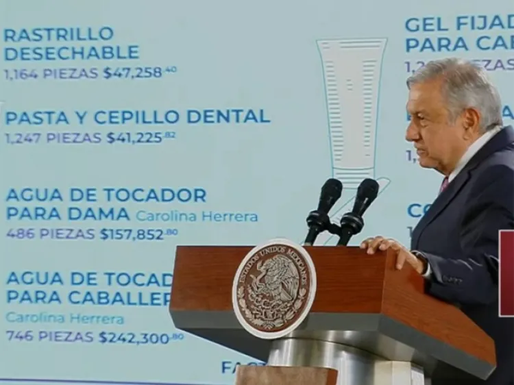 Ventanean gastos pasados de $205 mil en papel higiénico, rastrillos $47 mil