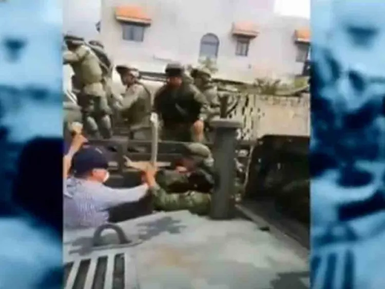 Pobladores agreden a militares; intentaban recuperar bodega