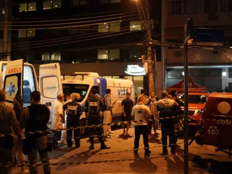 Ya son 11 los muertos por incendio en hospital de Río de Janeiro