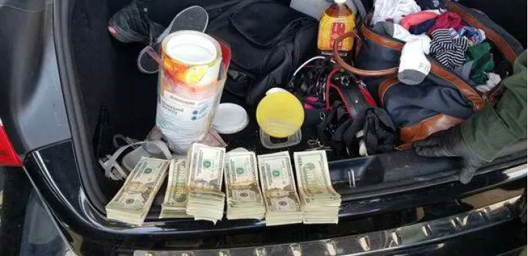 Incautan dinero y drogas duras