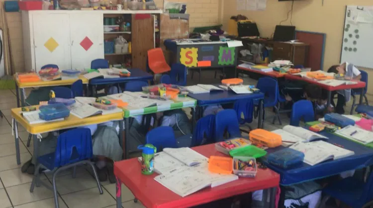 Realizan simulacro en Jardín de Niños