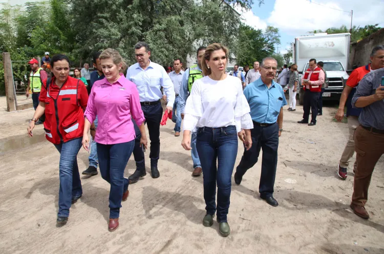 Atiende Gobernadora a familias afectadas