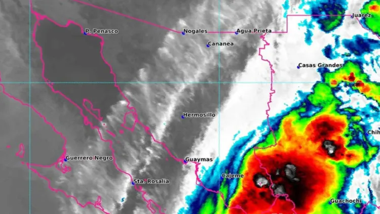 Emiten alerta por tormenta “Narda”