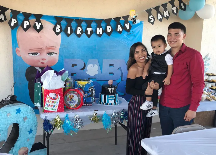 Andrés Santiago festejó en grande