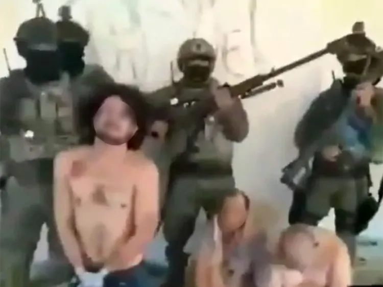 Graban momento en el que decapitan a tres integrantes del CJNG