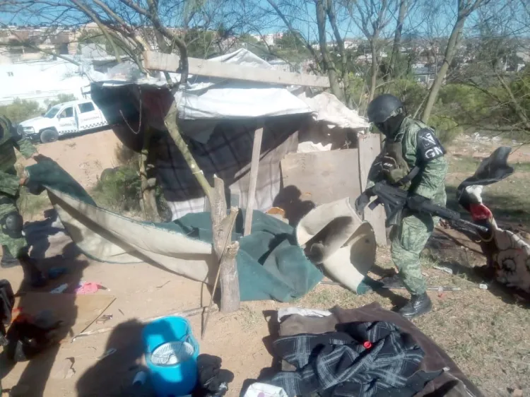 Desmantela Ejército campamento clandestino