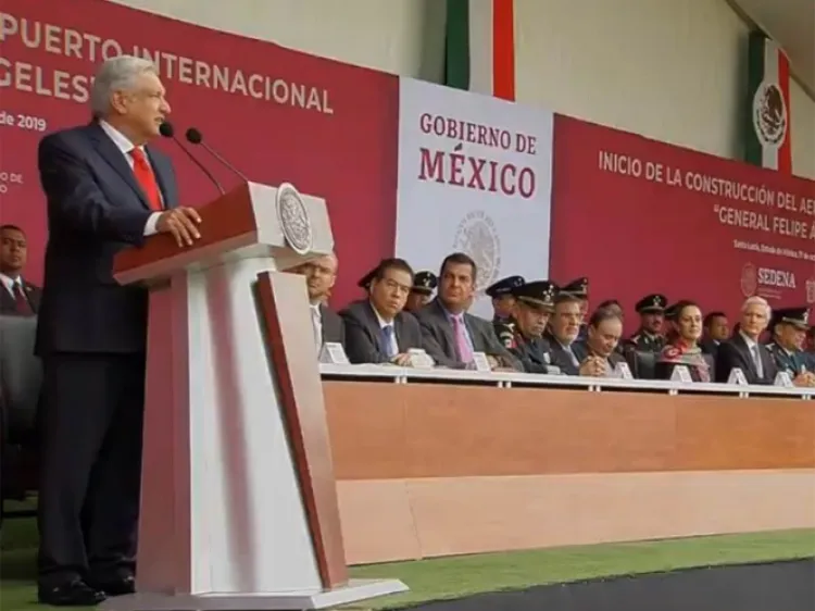 Inicia la construcción del aeropuerto en Santa Lucía