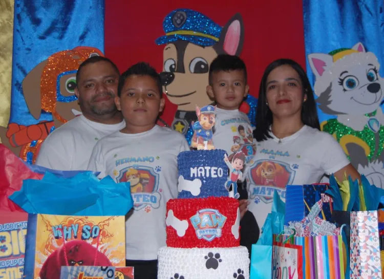 Mateo celebra su tercer aniversario de vida