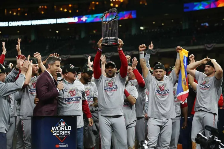 Nacionales conquistan su primera Serie Mundial