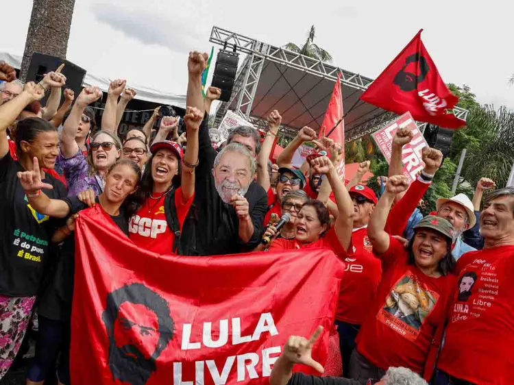 Así liberaron a Luiz Inácio Lula da Silva en Brasil