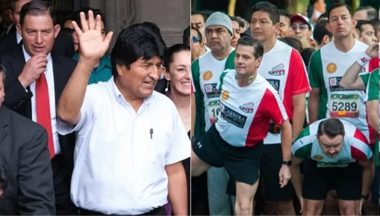 Escoltas de Enrique Peña Nieto ahora cuidan a Evo Morales