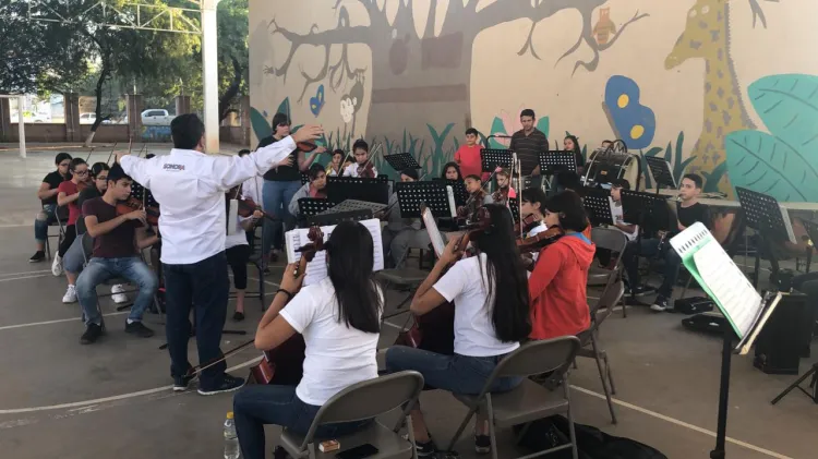 Reconocen a la Orquesta Juvenil de la SSP en Mexicali
