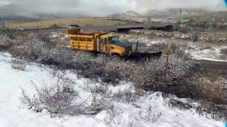 Esperan fuertes nevadas en Arizona