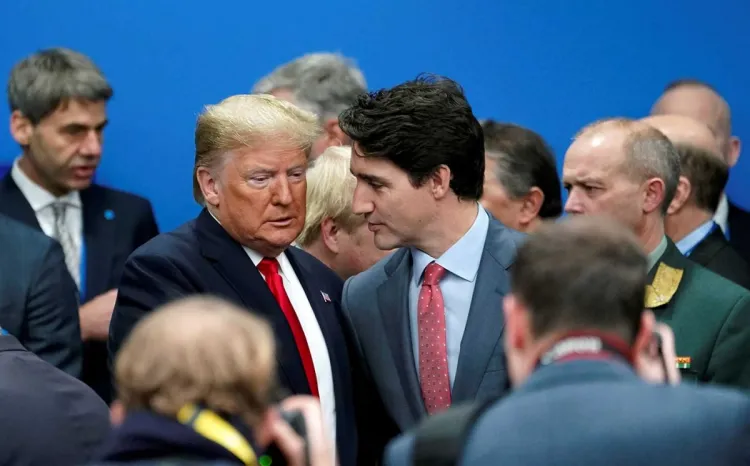 Trump estalla contra Trudeau tras burlas: 'Es un doble cara'