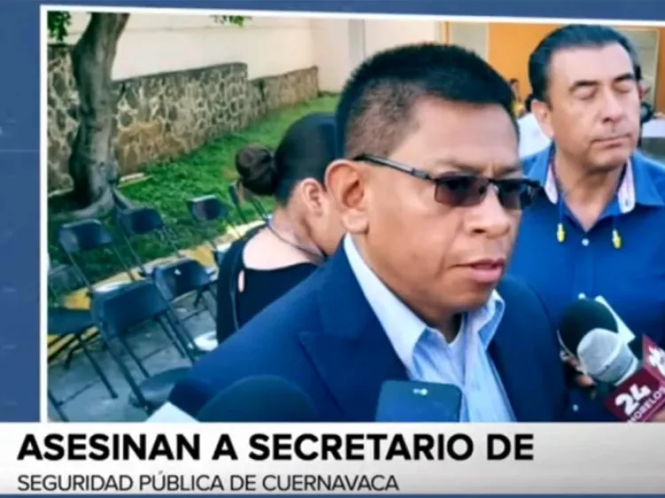 Ejecutan a Secretario de Seguridad de Cuernavaca