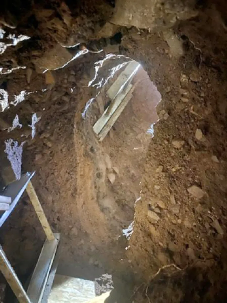 Descubren nuevo narcotúnel