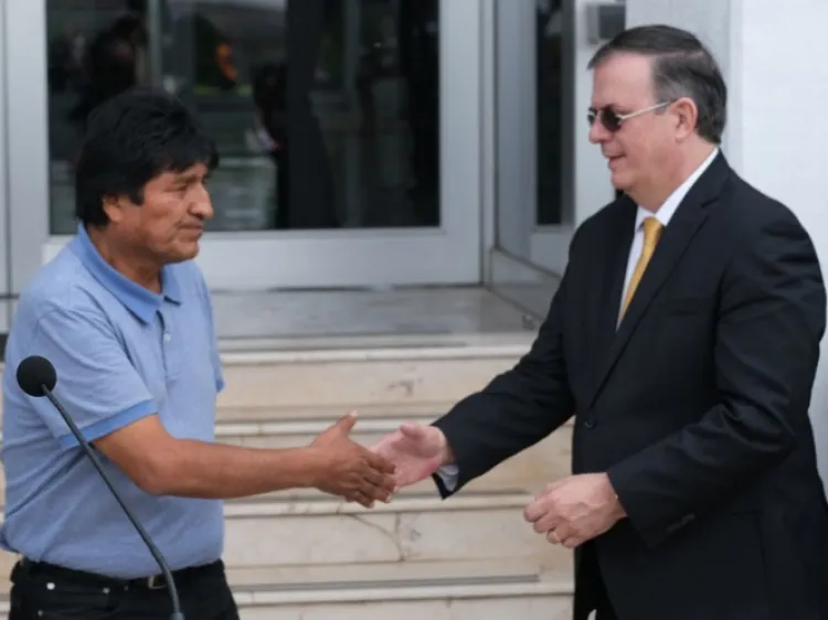 Confirma Marcelo Ebrard traslado de Evo Morales a Argentina
