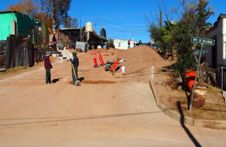 Pavimentan nueve calles