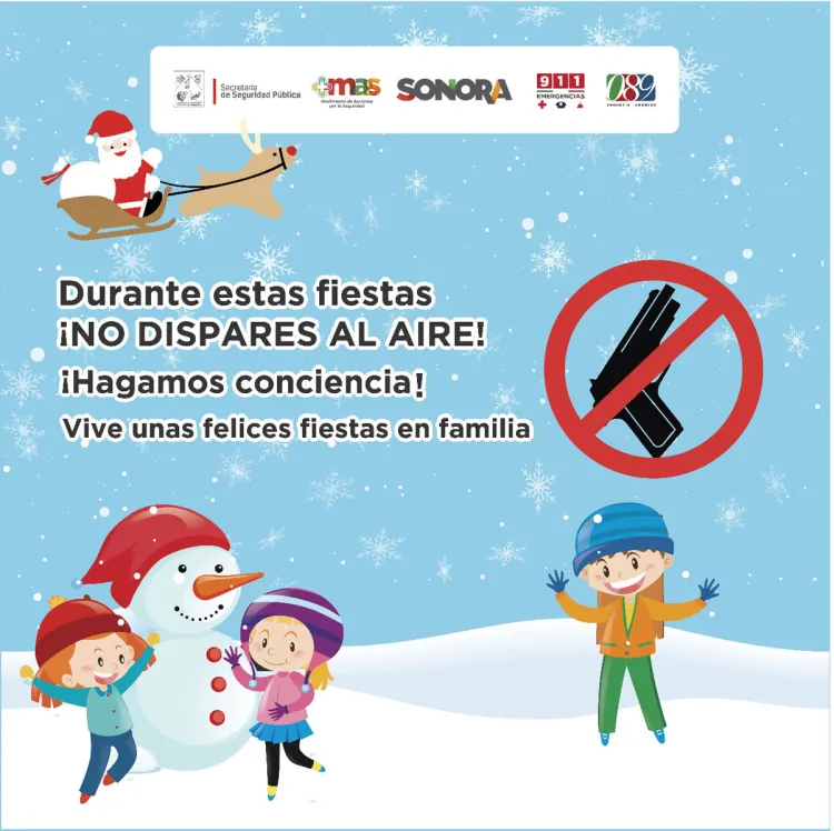 Concientizan sobre disparos al aire