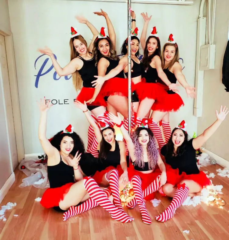 Un año de retos para alumnas de Pole Fitness