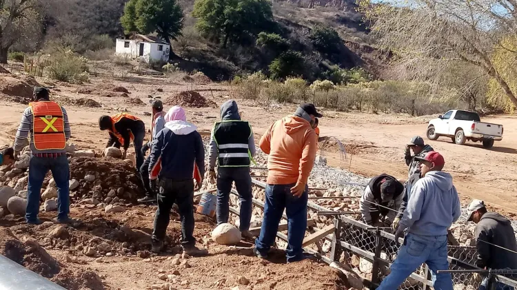 Avanzan trabajos delparque en El Represo