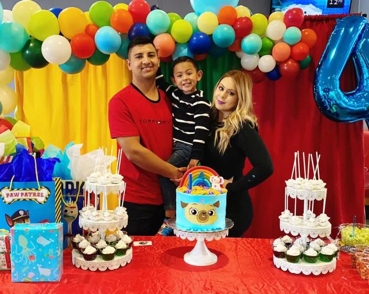 Julián Vega festeja 4 añitos