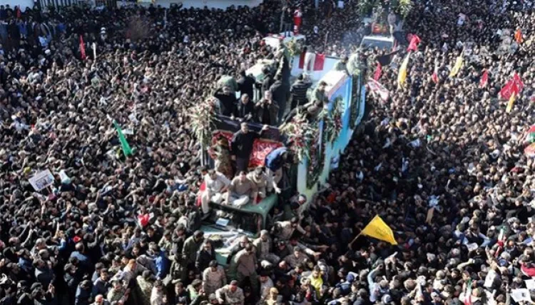 Estampida durante funeral de Soleimaní deja más de 50 muertos