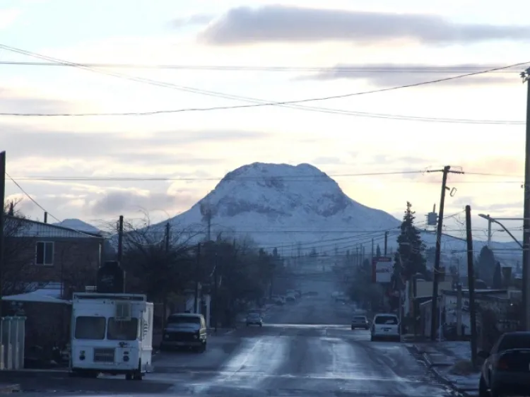 Reportan caída de nieve y aguanieve en varios puntos de Sonora