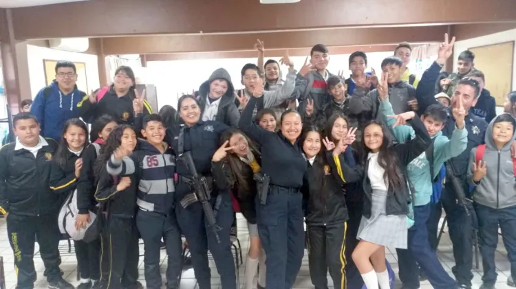Imparte la Policía Municipal pláticas preventivas en escuelas