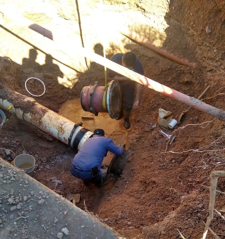 Repara Oomapas falla en línea de agua