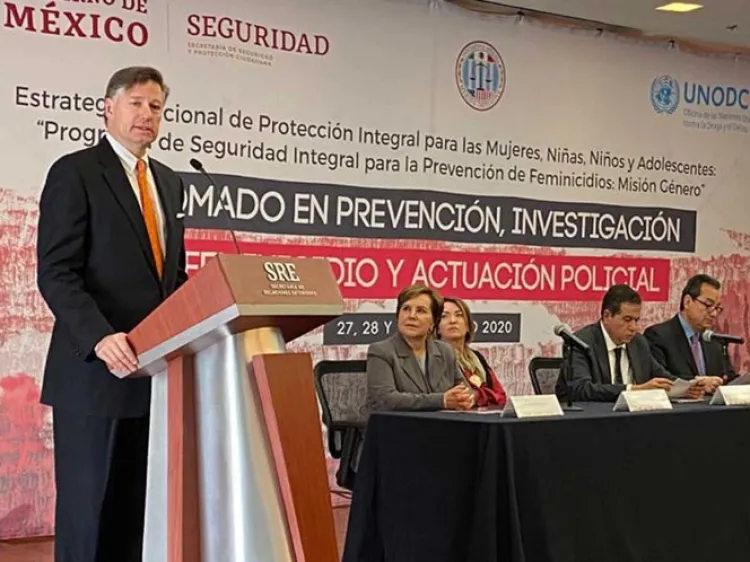 Colaboran México y EU para combatir violencia de género