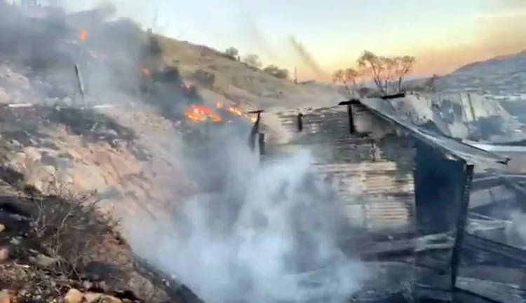 Contamina incendio Nogales