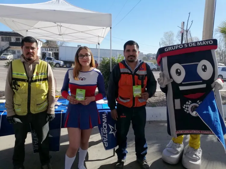 Cortesías por parte de Gasolinera 5 de Mayo