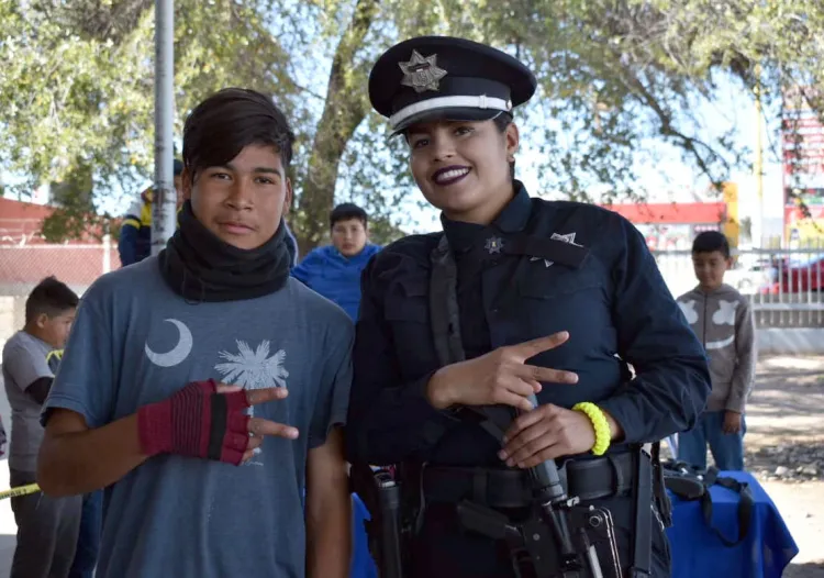 Realizan Feria de Seguridad en fraccionamiento La Mesa