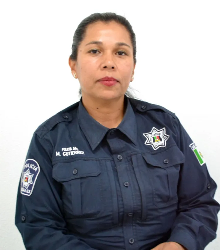 Es Marisela ejemplo en Seguridad Pública