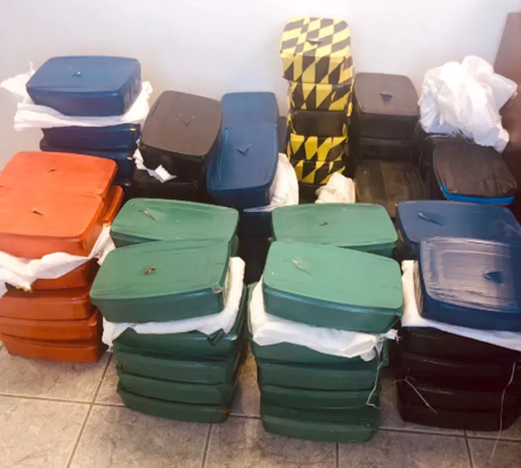 Detenidos con más de 218 kilos de metanfetamina