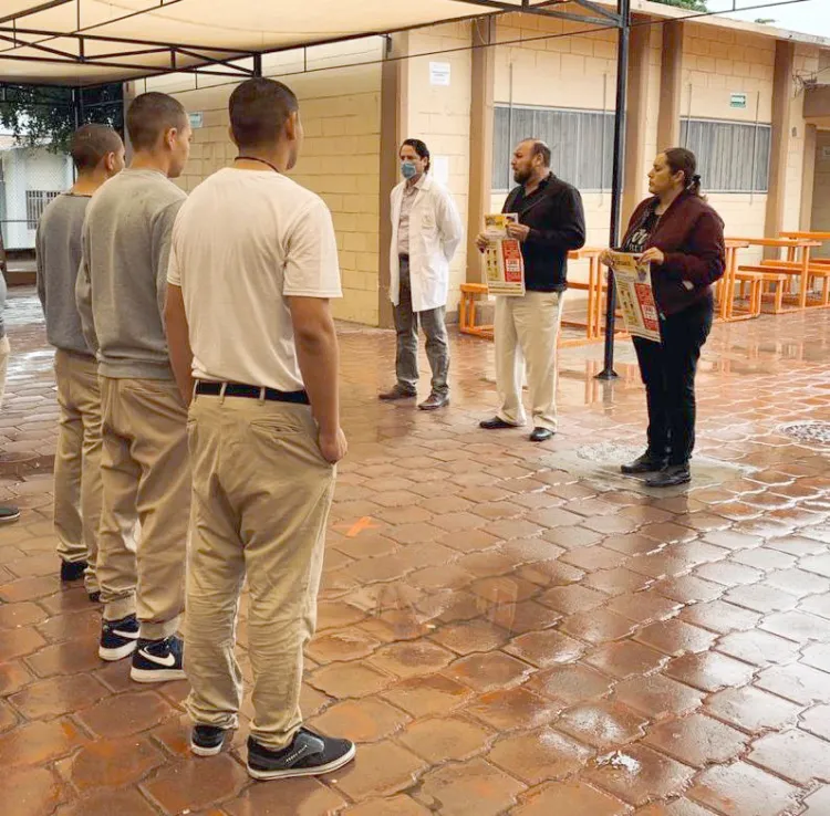 Concientizan a internos sobre Covid-19