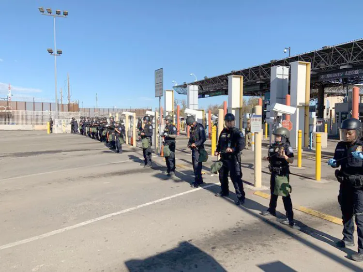 Realizan simulacros en garitas de Nogales