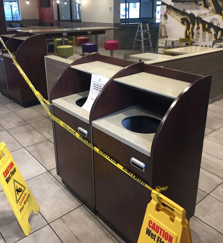 Cierran espacios infantiles y comedores en restaurantes