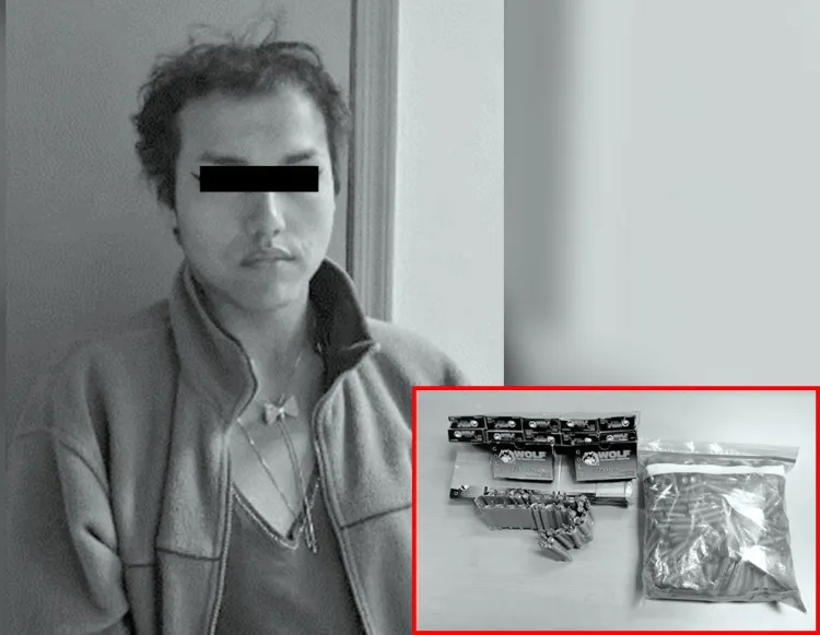  Detectan cartuchos útiles en garita