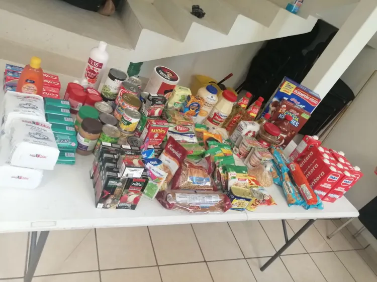 Invitan a donar víveres