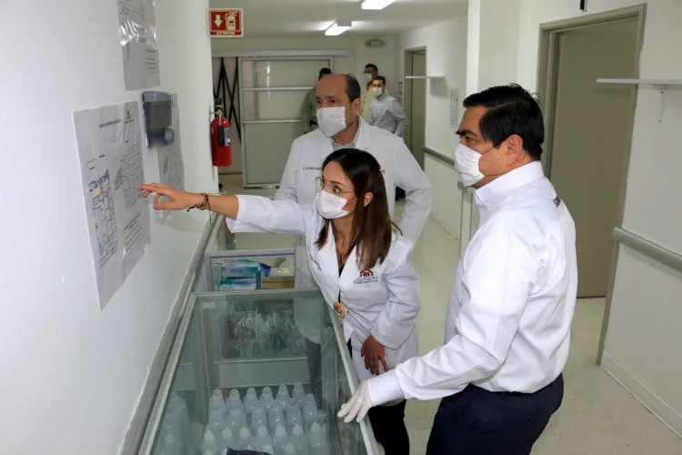 Habilitan espacios para posibles casos