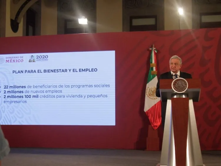 Crear 2 millones de empleos en 9 meses, reitera López Obrador