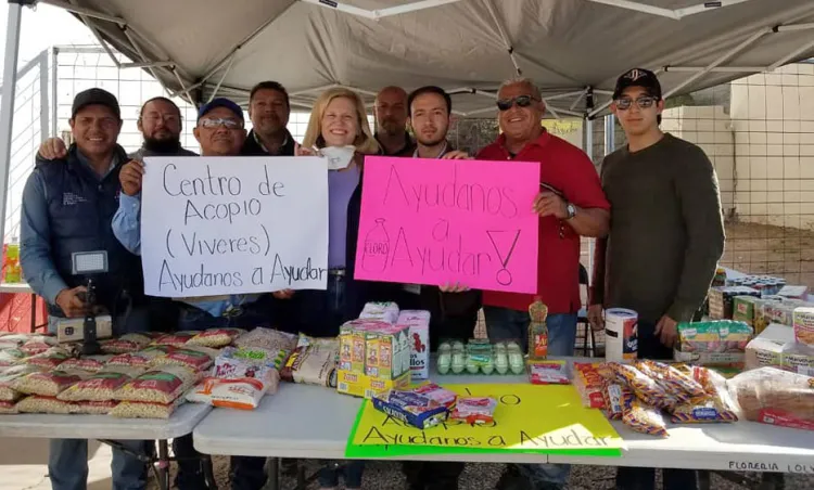 Se solidarizan con los que más necesitan