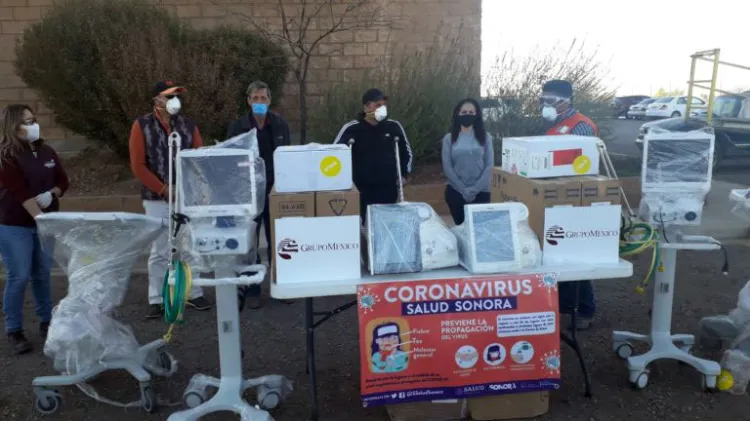 Entregan ventiladores a Hospital