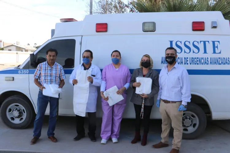 Entrega Kiko Munro equipo a hospitales