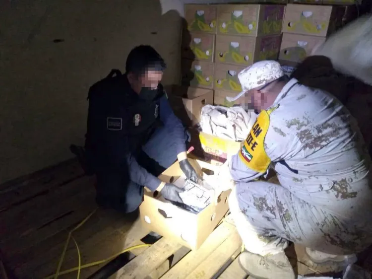 Detectan droga en retén