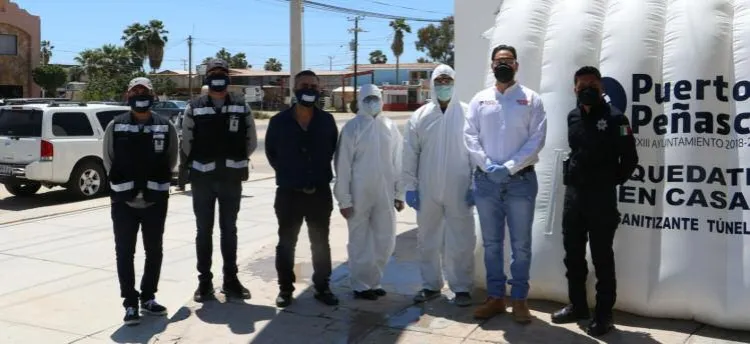 Supervisa tercer túnel sanitizador