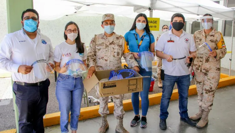 Donan equipo a Hospital Militar