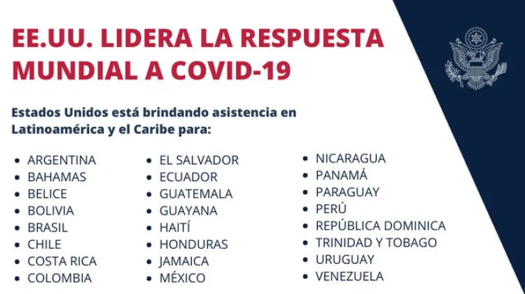 Apoya EU lucha contra Covid-19